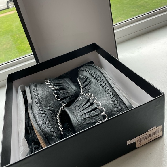 Alexander Wang Montana Moccasins black leather 6.5 - Picture 10 of 12